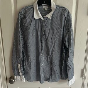 J. Crew women’s Striped Blue Shirt